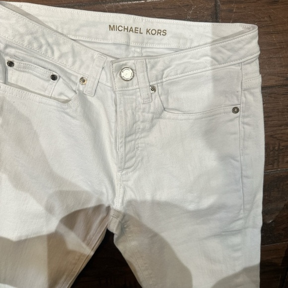 Michael Kors White Flare Jeans - Picture 2 of 6